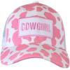 imageCC Unisex Adjustable Trucker Baseball Cap HatCow Pattern  Pink