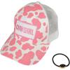 imageCC Unisex Adjustable Trucker Baseball Cap HatCow Pattern  Pink