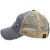 imageCC Unisex Adjustable Trucker Baseball Cap HatGray