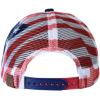 imageCC Unisex Adjustable Trucker Baseball Cap HatPrinted American Flag  Navy