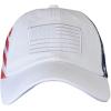 imageCC Unisex Adjustable Trucker Baseball Cap HatPrinted American Flag  White