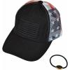 imageCC Unisex Adjustable Trucker Baseball Cap HatPrinted American Flag  White