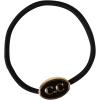imageCC Unisex Chunky Soft Stretch Cable Knit Warm Fuzzy Lined Skully BeanieWhite With Hair Tie