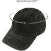 imageCC Unisex Classic Blank Low Profile Cotton Unconstructed Baseball Cap Dad HatDistressed Black