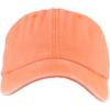 imageCC Unisex Classic Blank Low Profile Cotton Unconstructed Baseball Cap Dad HatDistressed Neon Orange