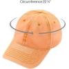 imageCC Unisex Classic Blank Low Profile Cotton Unconstructed Baseball Cap Dad HatDistressed Orange