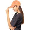 imageCC Unisex Classic Blank Low Profile Cotton Unconstructed Baseball Cap Dad HatDistressed Orange