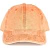 imageCC Unisex Classic Blank Low Profile Cotton Unconstructed Baseball Cap Dad HatDistressed Orange