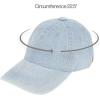 imageCC Unisex Classic Blank Low Profile Cotton Unconstructed Baseball Cap Dad HatLight Denim