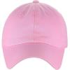 imageCC Unisex Classic Blank Low Profile Cotton Unconstructed Baseball Cap Dad HatLight Pink