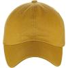 imageCC Unisex Classic Blank Low Profile Cotton Unconstructed Baseball Cap Dad HatMustard