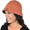 imageCC Unisex Winter Cable Knit Packable Vintage Cloche Bucket HatBrick