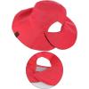 imageCC Womens 100 Cotton Crushable Bucket Ponytail Messy Bun Sun Hat ReversibleCoralKhaki