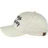 imageCC Womens Embroidered Quote Adjustable Cotton Baseball Cap Always On Vacay Beige