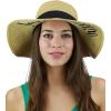 imageCC Womens Paper Weaved Crushable Beach Embroidered Quote Floppy Brim Sun HatAlways on Vacay