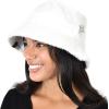 imageCC Womens Winter Faux Fur Teddy Style Reversible Fisherman Bucket HatWhite