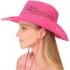 imageCC Cowboy Hat with Adjustable Chin Strap Hot Pink
