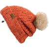 A Confetti Mohair Ribbed-burnt Orange