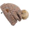 A Confetti Mohair Ribbed-taupe