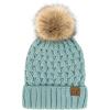 A Lattice Crossover Stitch-winter Mint