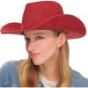 imageCC Faux Suede Cowboy Hat wChin StrapBurnt Logo Faux Suedered