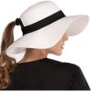 imageCC Paper Straw Sunhat  for WomenPonytailwhite
