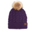 Chunky Cable Dark Purple