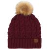 Chunky Cable Maroon