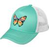 imageCC Trucker Mesh Adjustable Snapback Baseball CapAbstract Vivid Butterfly  Aqua