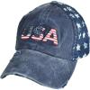 imageCC Unisex Adjustable Trucker Baseball Cap HatUsa Flag Colors