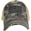 imageCC Unisex Adjustable Trucker Baseball Cap HatUsa Flag Gray