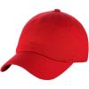 imageCC Unisex Classic Blank Low Profile Cotton Unconstructed Baseball Cap Dad HatRed
