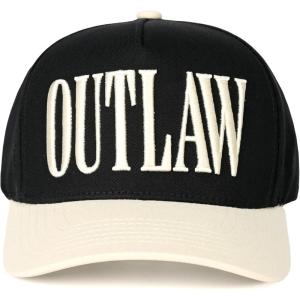 imageCC Embroidered TwoTone Trucker Snapback HatOutlaw CreamBlack