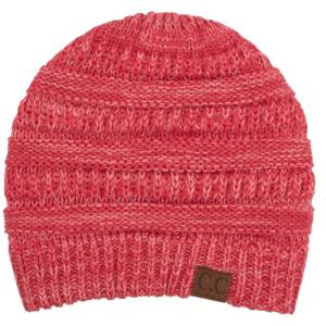 imageCC Exclusives Cable Knit Beanie2 Tone Coral