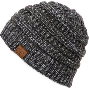 imageCC Exclusives Cable Knit BeanieBlackgrey22 Mix