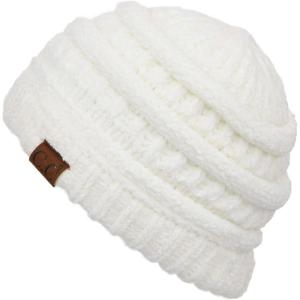 imageCC Exclusives Cable Knit BeanieChenille Ivory