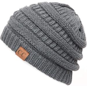 imageCC Exclusives Cable Knit BeanieDk Mel Grey
