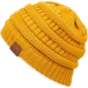 imageCC Exclusives Cable Knit BeanieMustard