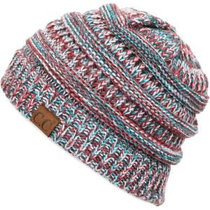 imageCC Exclusives Cable Knit BeanieRed Mix