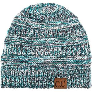 imageCC Exclusives Cable Knit BeanieTeal Navy3 Mix