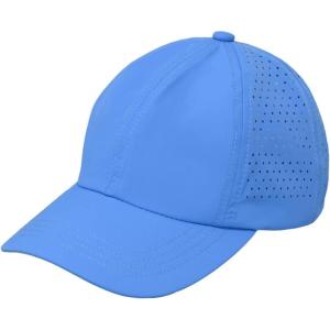 imageCC Laser Cut CrissCross Elastic Band Unisex Baseball Cap BAB8036Denim