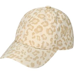 imageCC Leopard Pattern Baseball Cap for Women Unisex  Adjustable Stretch Fit Daily Hat CapBeige