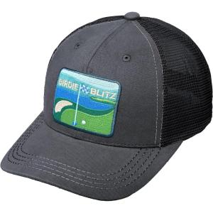 imageCC Mens Embroidered Patch Trucker Mesh Back Adjustable Snapback Baseball CapBirdie  Charcoal