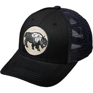 imageCC Mens Embroidered Patch Trucker Mesh Back Adjustable Snapback Baseball CapBull  Black