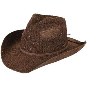imageCC Sparkly Sequin Cowboy Hat with Suede String TrimBrown