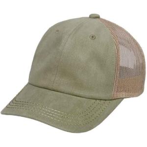 imageCC Unisex Adjustable Trucker Baseball Cap HatCotton Brushed Olive