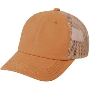 imageCC Unisex Adjustable Trucker Baseball Cap HatCotton Brushed Texas Orange