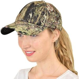 imageCC Unisex Adjustable Trucker Baseball Cap HatFull Camo