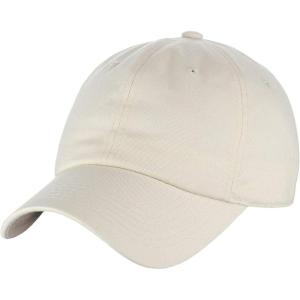 imageCC Unisex Classic Blank Low Profile Cotton Unconstructed Baseball Cap Dad HatBeige