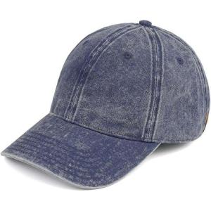 imageCC Unisex Classic Blank Low Profile Cotton Unconstructed Baseball Cap Dad HatDistressed Denim